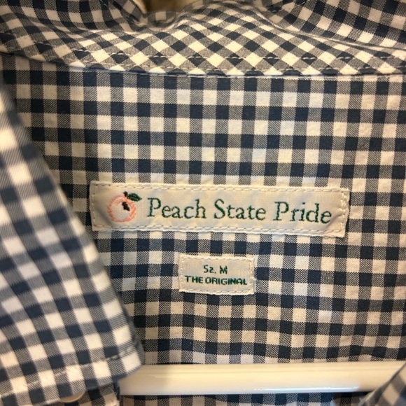 Men’s Peach State Pride button down. In excellent condition. - Picture 3 of 5